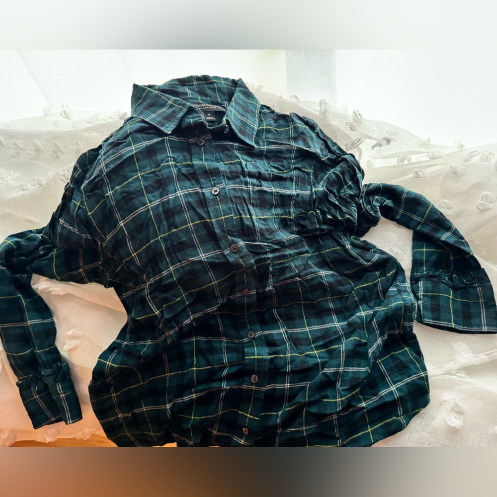 Plaid soft Banana Republic Woman’s Dillon Button Up